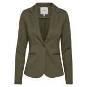 Dames Blazer Herfst/Winter Collectie Ichi , Green , Dames