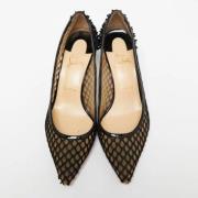 Pre-owned Mesh heels Christian Louboutin Pre-owned , Black , Dames