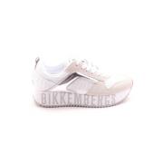 Dames Leren Sneakers Bikkembergs , White , Dames