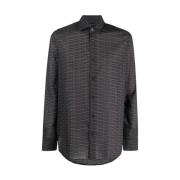 Zwart Logo Mini Shirt Emporio Armani , Black , Heren