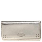 Pre-owned Leather wallets Celine Vintage , Gray , Dames