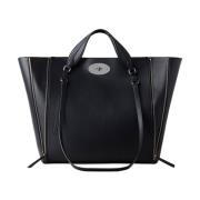 Oversized Bayswater Zip Tote Mulberry , Black , Dames