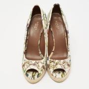 Pre-owned Canvas heels Gucci Vintage , Multicolor , Dames