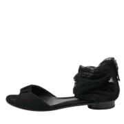 Pre-owned Fabric sandals Fendi Vintage , Black , Dames