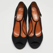 Pre-owned Suede heels Gucci Vintage , Black , Dames