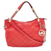 Pre-owned Leather handbags Michael Kors Pre-owned , Red , Dames