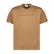 Logo T-shirt Burberry , Brown , Heren
