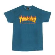 T-Shirts Thrasher , Blue , Heren