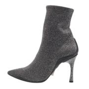 Pre-owned Fabric boots René Caovilla Pre-owned , Gray , Dames