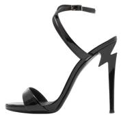 Pre-owned Leather heels Giuseppe Zanotti Pre-owned , Black , Dames