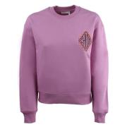 Katoenen sweatshirt Chloé , Pink , Dames