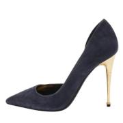 Pre-owned Suede heels Tom Ford Pre-owned , Blue , Dames