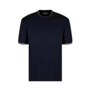 T-Shirt - Klassiek Model Emporio Armani , Blue , Heren