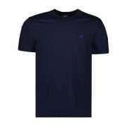 Medusa Geborduurd T-shirt Versace , Blue , Heren