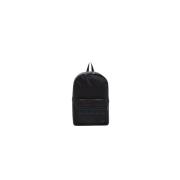 Logo Nylon Rugzak Fred Perry , Black , Unisex