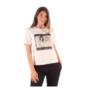 Dames T-shirt van 100% katoen Kendall + Kylie , White , Dames