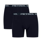 Donkerblauwe Boxershorts voor Heren Petrol , Blue , Heren