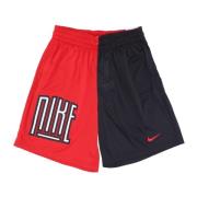 Dri-Fit Asymmetrische Basketbalshorts Nike , Red , Heren