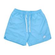 Flow Shorts in Baltisch Blauw/Wit Nike , Blue , Heren