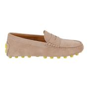 Gommino Macro 52K Moccasin Platte Schoenen Tod's , Pink , Dames