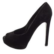 Pre-owned Velvet heels Dior Vintage , Black , Dames