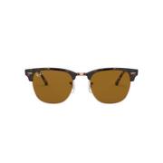 Clubmaster Classic Gepolariseerd Ray-Ban , Brown , Dames