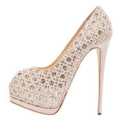 Pre-owned Lace heels Giuseppe Zanotti Pre-owned , Pink , Dames