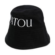 Zwarte Bucket Hat Patou , Black , Dames