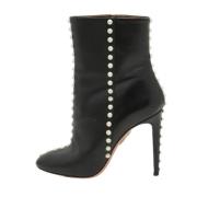 Pre-owned Leather boots Aquazzura Pre-owned , Black , Dames