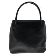 Pre-owned Leather totes Prada Vintage , Black , Dames