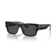 Dg4458 Zonnebril in Zwart/Grijs Dolce & Gabbana , Black , Dames