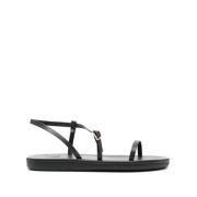 Zwarte Niove Flip Flop Sandaal Ancient Greek Sandals , Black , Dames