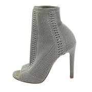 Pre-owned Fabric boots Gianvito Rossi Pre-owned , Gray , Dames