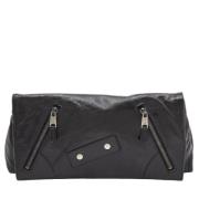 Pre-owned Leather clutches Alexander McQueen Pre-owned , Black , Dames
