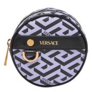 Pre-owned Leather pouches Versace Pre-owned , Purple , Dames