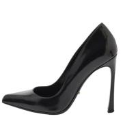 Pre-owned Leather heels Sergio Rossi Pre-owned , Black , Dames