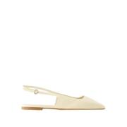 Beige-Creamy Ballerina aeyde , Beige , Dames