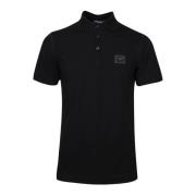 Zwarte Polo Shirt Upgrade Aw23 Dolce & Gabbana , Black , Heren