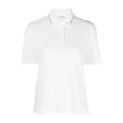 Stijlvol T-Shirt Brunello Cucinelli , White , Dames