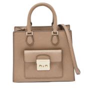 Pre-owned Leather totes Michael Kors Pre-owned , Beige , Dames