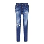 Versleten Slim-fit Gescheurde Jeans Dsquared2 , Blue , Heren