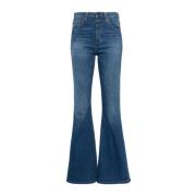 Blauwe Flared Jeans Closed , Blue , Dames