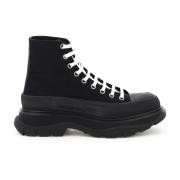 Canvas Veterschoenen voor Heren Alexander McQueen , Black , Heren