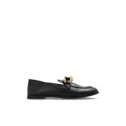 Monyca leren loafers See by Chloé , Black , Dames
