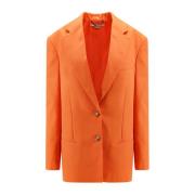 Blazers Stella McCartney , Orange , Dames