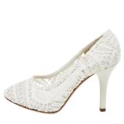 Pre-owned Lace heels Dolce & Gabbana Pre-owned , White , Dames