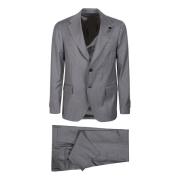 Grijs Special Line Suit Lardini , Gray , Heren