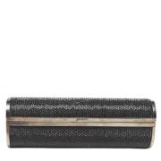 Pre-owned Fabric clutches Jimmy Choo Pre-owned , Black , Dames