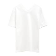 Wit Katoenen T-Shirt voor Dames Bottega Veneta , White , Dames
