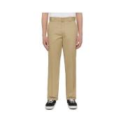 Beige Effen Broek Dickies , Beige , Heren